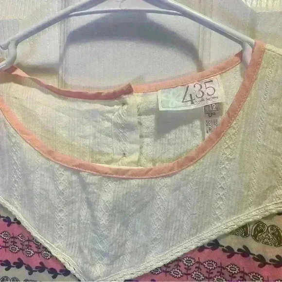 Matilda Jane Pogo Tank 12 Girl’s Pink Peplum Top - Picture 4 of 7